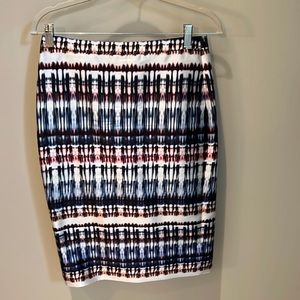 JCrew Collection. Multi-Colored Pencil Skirt.